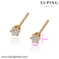 29358 productos nuevos de ventas calientes de Xuping con precio de promoción magnético 18k pendientes plateados oro del perno prisionero